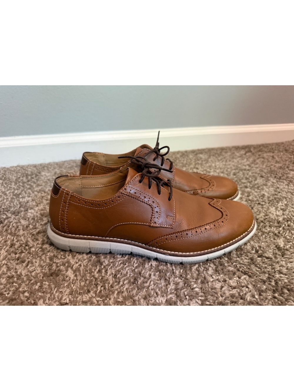Johnston & Murphy Holden Wingtip Shoes Sz 7